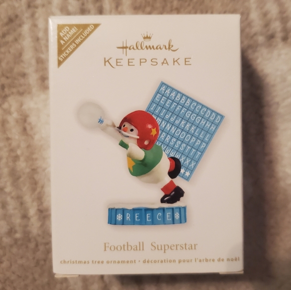 Hallmark Other - 5 for $25 | NIB Hallmark Keepsake 2011 Football Superstar Snowman Ornament